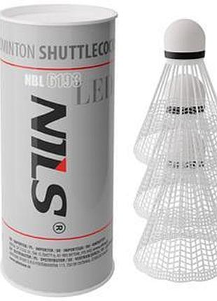 Воланы для бадминтона nils nbl6193, 3 шт