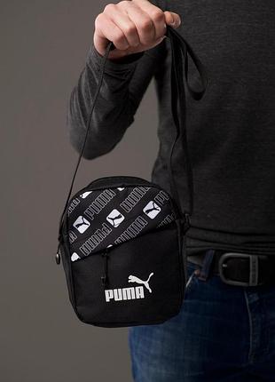 Барсетка puma streetcore motion 3 zip — городская спортивная сумка через плечо