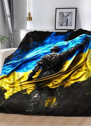 Плед 3d оберіг україни воїн 13277 160х200 см