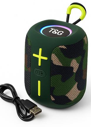 Колонка с динамической led подсветкой tg658, хорошая колонка для музыки блютуз для пляжа ev-46