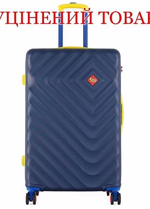 Чемодан semi line 28" (l) синий (t5807-3), для самолета, поезда и автобуса, для командировок и отпуска, для перевозки личных вещей