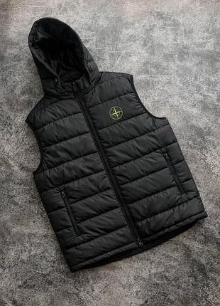 Жилетка stone island чорна m