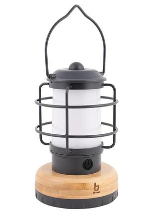 Ліхтар кемпінговий bo-camp hasting rechargable 200 lumen bamboo-grey (5818981)