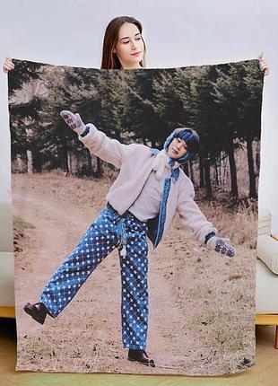 Плед 3d новогодний зимний чимин 15403 135х160 см