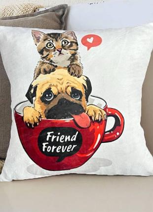 Подушка 3d friend forever 20222529_e 11974 50х50 см