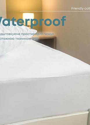 Водонепроникне простирадло-чохол теп waterproof 90х200 джунглі
