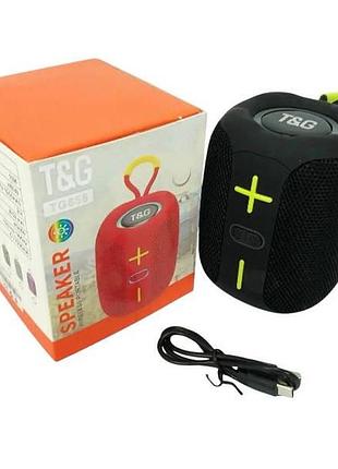 Колонка bluetooth з функцією speakerphone з радіо tg658 чорна