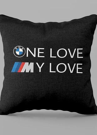 Подушка 3d bmw №2 28973 35х35 см
