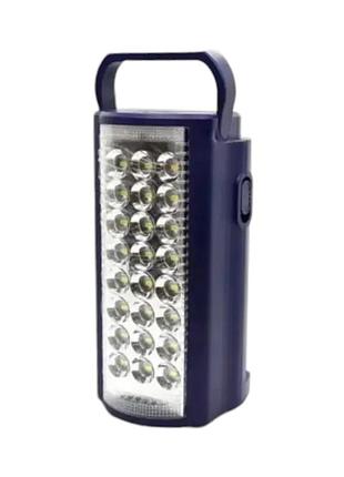 Фонарь переносной 24led power bank 3 режима almina 2606l синий