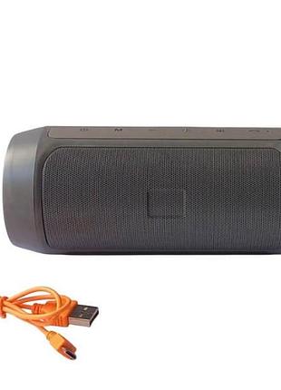 Колонка bluetooth аккумуляторная переносная sps ubl e2+ серая