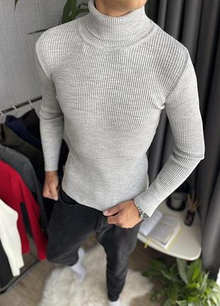 Гольф рубчик серый xxl (xl) 2