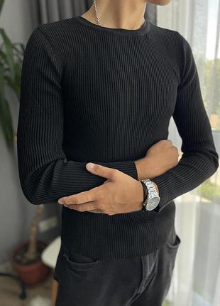Кофта рубчик черный xxl (xl) 4