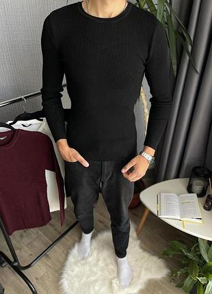 Кофта рубчик черный xxl (xl) 6