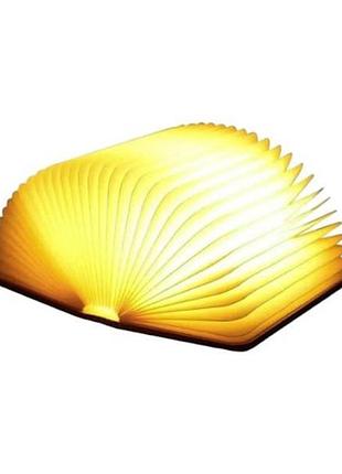Ночник книжка 145х115х25мм usb коричнева обкладинка