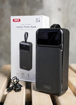 Портативный аккумулятор 30000mah xo pr298 65w black вт4756