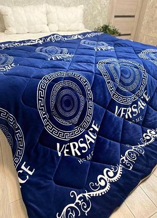 Розкішна велюрова ковдра полуторна 150×210 см 3d з ефектним дизайном
