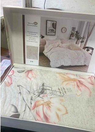 Евро комплект постельного белья laura grand opulent charm
