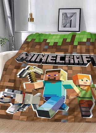 Плед 3d cвіт minecraft 12261 160х200 см