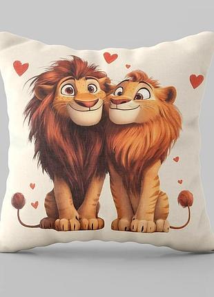 Подушка 3d левики love 28944 50х50 см