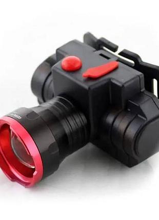 Фонарь налобный bl cb 0603 t6 красный