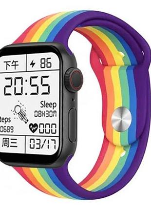 Smart watch series 6 z32 pro 44mm 2 ремінці кольоровий