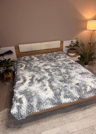 Покривало "кролик" 200×230 затишне покривало преміум якості