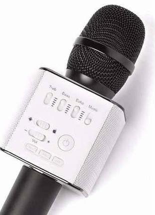 Караоке-микрофон q9 black с чехлом