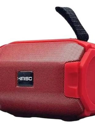 Blueooth колонка акумуляторна 3вт usb kimiso e92 червона