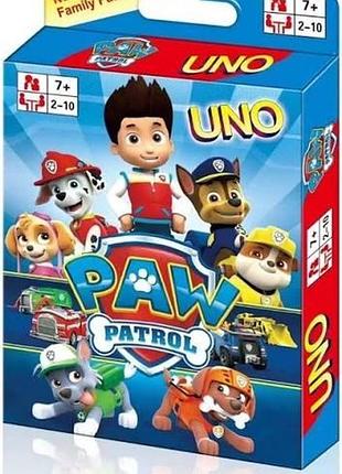 Настольная игра уно щенячий патруль / uno - paw patrol