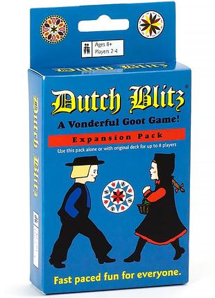 Настольная игра голландский блиц - дополнение на украинском! / dutch blitz expansion / датч блиц