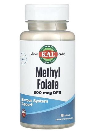 Фолиевая кислота kal methyl folate 800 mcg, 90 таблеток