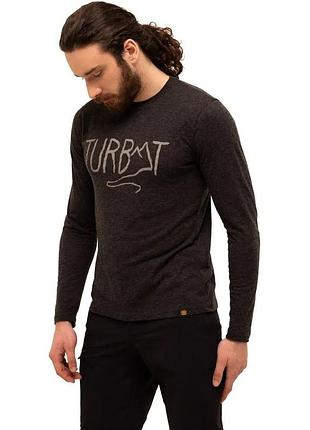 Футболка turbat magic logo ls mns caviar