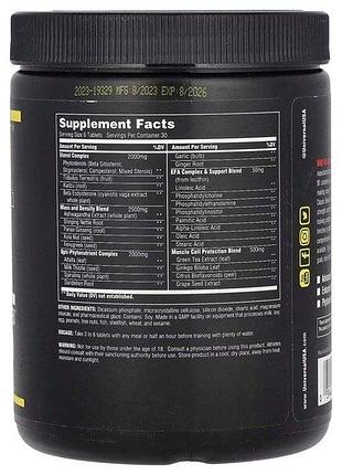 Стимулятор тестостерону universal nutrition natural sterol complex, 180 таблеток 2
