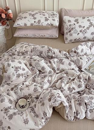 Постельное белье двуспальное из муслина colorful home print 5 22056 180х220 см