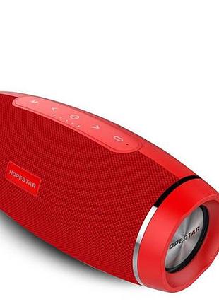 Портативная bluetooth колонка hopestar h27 с влагозащитой красная