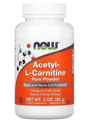 Жироспалювач now acetyl-l-carnitine, 85 грам