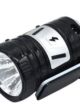 Кемпінговий ліхтар акумуляторний 220v tj-288 5+1led cob чорний