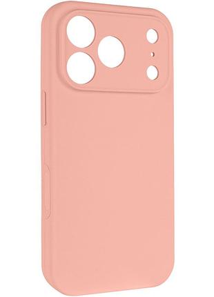 Чохол silk full camera protective (aa) no logo для apple iphone 17 pro / 18 pro (6.3") персиковий / peach
