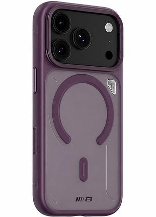 Tpu+pc чохол blueo frosted heat dissip. with magsafe для apple iphone 17 pro max / 18 pro max (6.9") бордовий / deep cherry