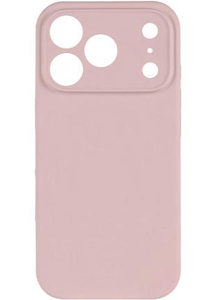 Чохол silk full camera protective (aa) no logo для apple iphone 17 pro / 18 pro (6.3") рожевий / chalk pink 2