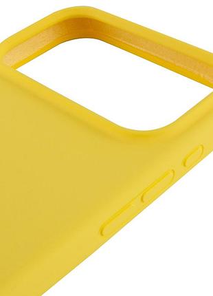 Чехол silk full protective (aa) no logo для apple iphone 17 pro / 18 pro (6.3") желтый / yellow 4