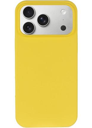 Чехол silk full protective (aa) no logo для apple iphone 17 pro max / 18 pro max (6.9") желтый / yellow 2
