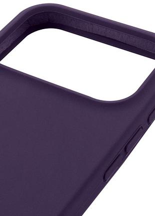 Чехол silk full protective (aa) no logo для apple iphone 17 pro max / 18 pro max (6.9") фиолетовый / elderberry 4