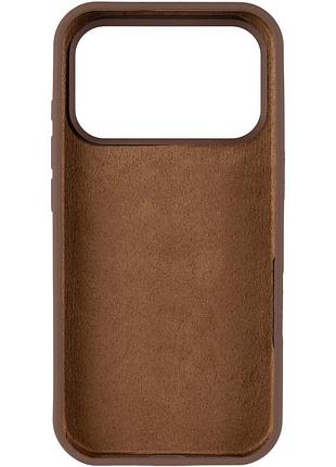 Чехол silk full protective (aa) no logo для apple iphone 17 pro / 18 pro (6.3") коричневый / brown 3