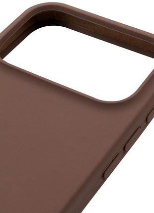 Чехол silk full protective (aa) no logo для apple iphone 17 pro / 18 pro (6.3") коричневый / brown 4