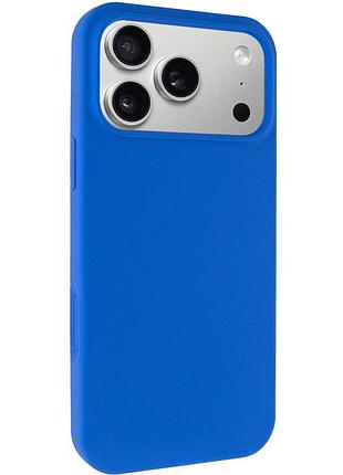 Чехол silk full protective (aa) no logo для apple iphone 17 pro max / 18 pro max (6.9") синий / capri blue