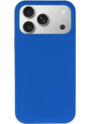 Чехол silk full protective (aa) no logo для apple iphone 17 pro max / 18 pro max (6.9") синий / capri blue 2