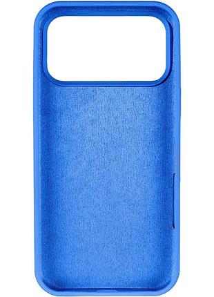 Чехол silk full protective (aa) no logo для apple iphone 17 pro max / 18 pro max (6.9") синий / capri blue 3
