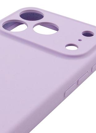 Чехол silk full camera protective (aa) no logo для apple iphone 17 pro / 18 pro (6.3") сиреневый / lilac 4