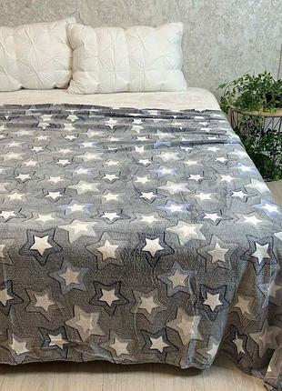 Покрывало nivara велюровое двуспальное 180×220 с объемным плетением